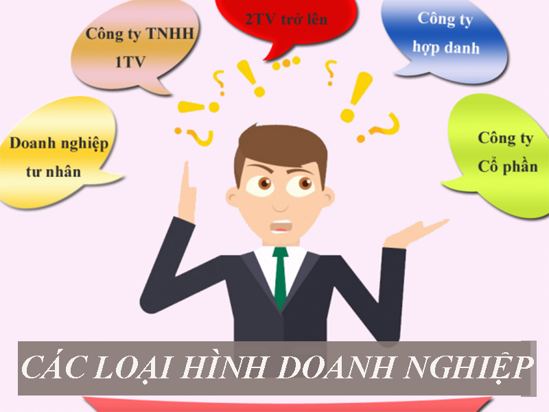 Phân biệt các loại hình doanh nghiệp hợp pháp Việt Nam